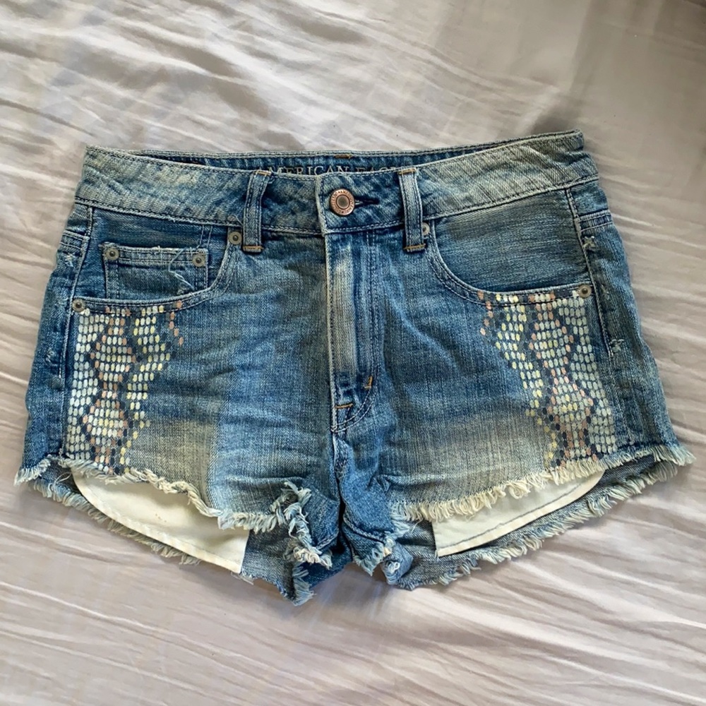 American Eagle Women’s Hi-Rise Jean Shorts